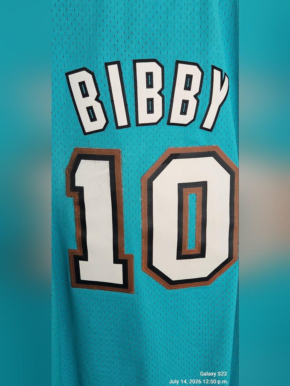 Adidas Mike Bibby Vancouver Grizzlies #10 Basketball Jersey (L) 🇨🇦 - Picture 6 of 15